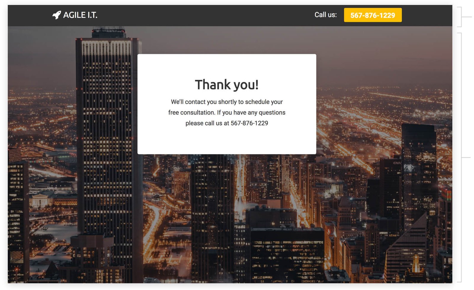 Book a Free B2B Consultation thank you page